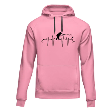 Fishing Heart Beat Unisex Hoodie